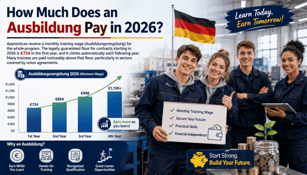 How Much Does an Ausbildung Pay in 2026